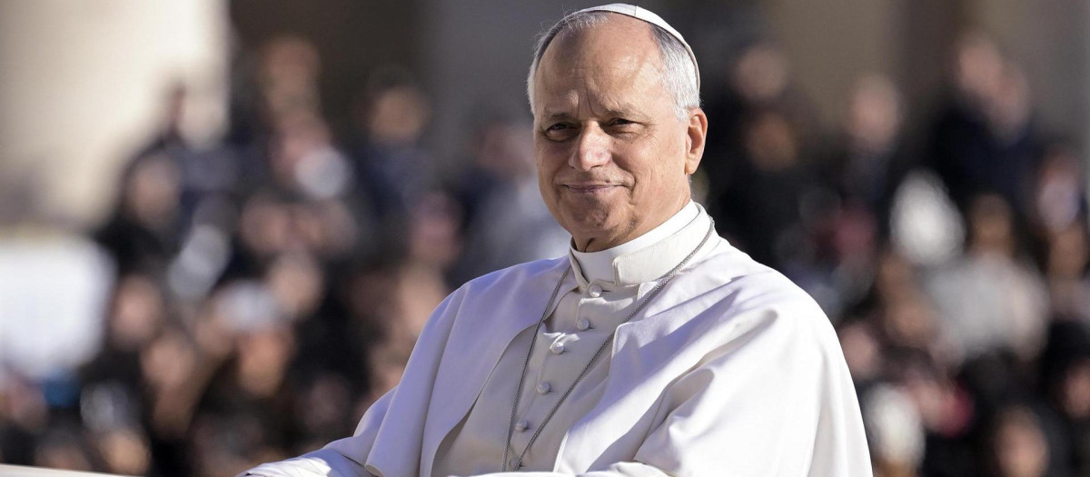 El Papa León XIV, en la Plaza de San Pedro, en una imagen de archivo