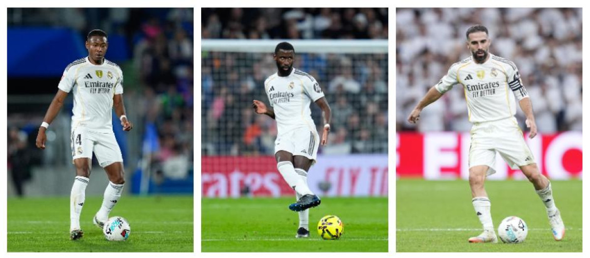 Alaba, Rüdiger y Carvajal acaban contrato en 2026