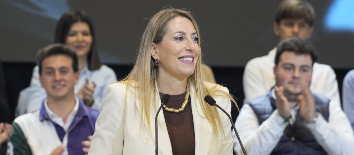 La presidenta del PP de Extremadura, María Guardiola