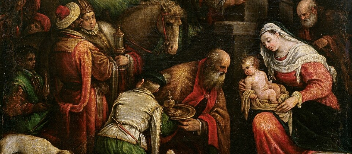 Francesco Bassano: “Adoración de los Reyes Magos”. Segunda mitad del siglo XVI. Óleo sobre tela