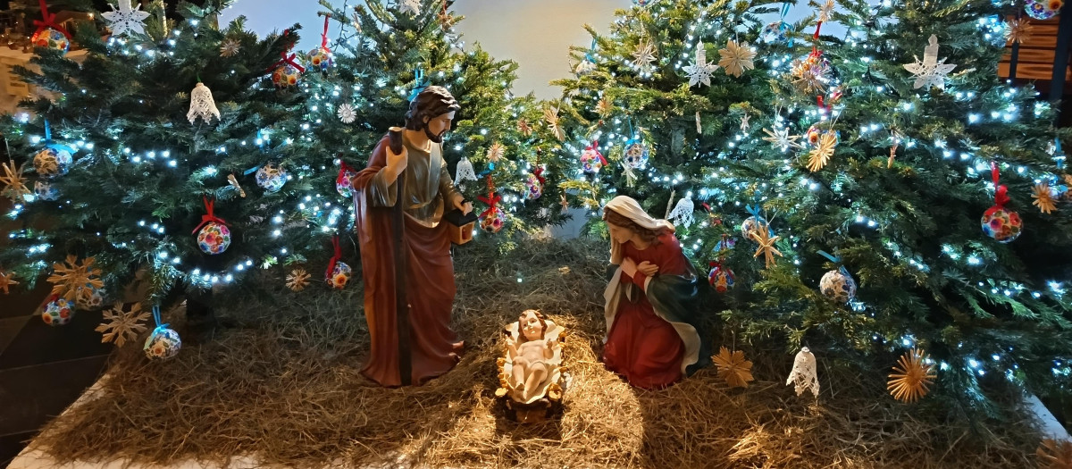 Belén creado por la comunidad polaca de Bruselas