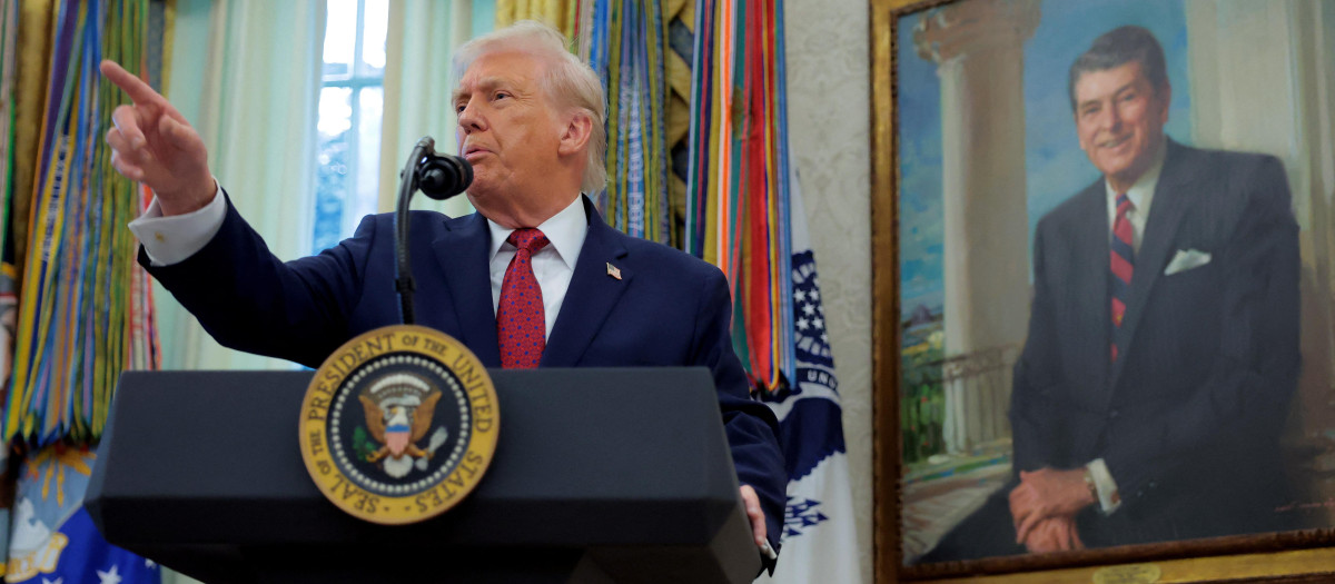 Donald Trump, en el Despacho Oval