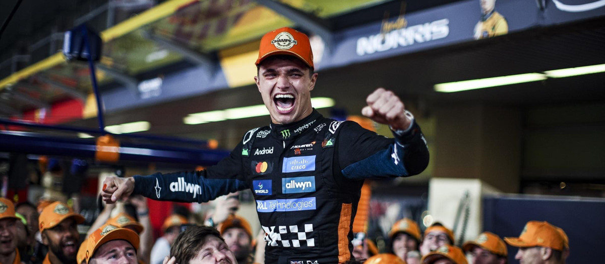 Lando Norris ganó su primer Mundial de F1 con 26 años