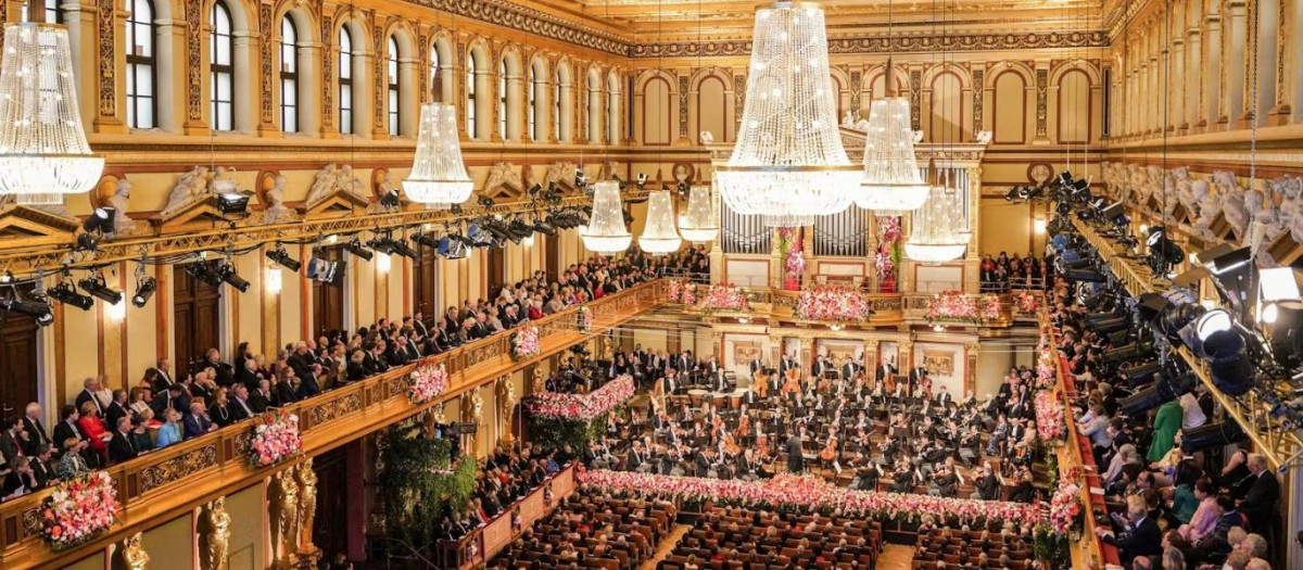 Concierto de año nuevo en el Musikverein de Viena