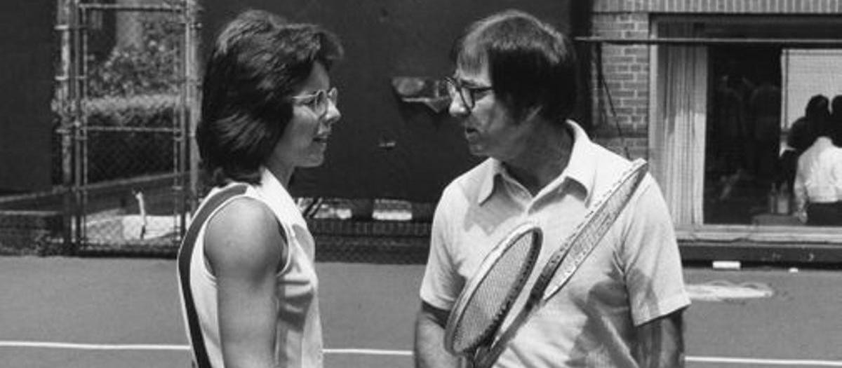 Billie Jean-King y Bobby Riggs se enfrentaron en la 'Batalla de los Sexos' en el año 1973