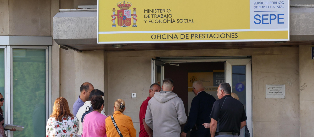 Imagen de archivo de una oficina del SEPE