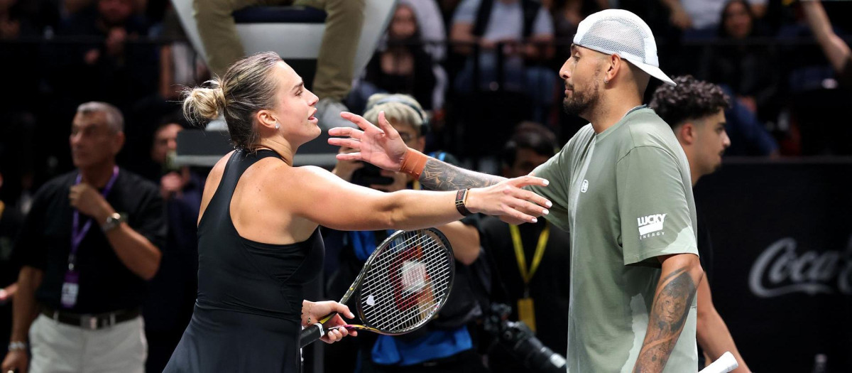 Aryna Sabalenka y Nick Kyrgios