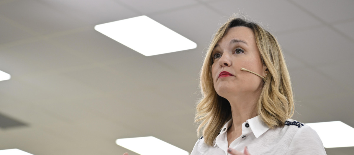 La secretaria general del PSOE Aragón, Pilar Alegría