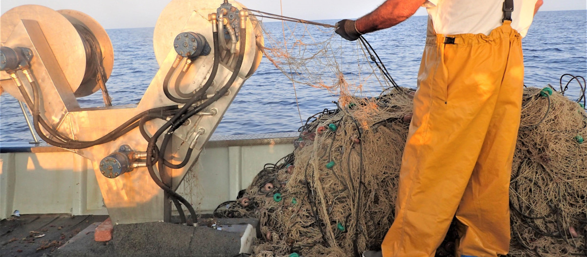 Un pescador en Baleares