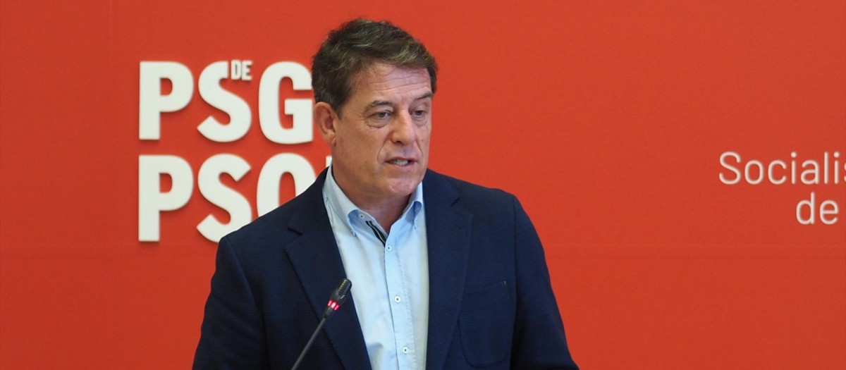 (Foto de ARCHIVO)
El secretario general del PSdeG, José Ramón Gómez Besteiro, en rueda de prensa