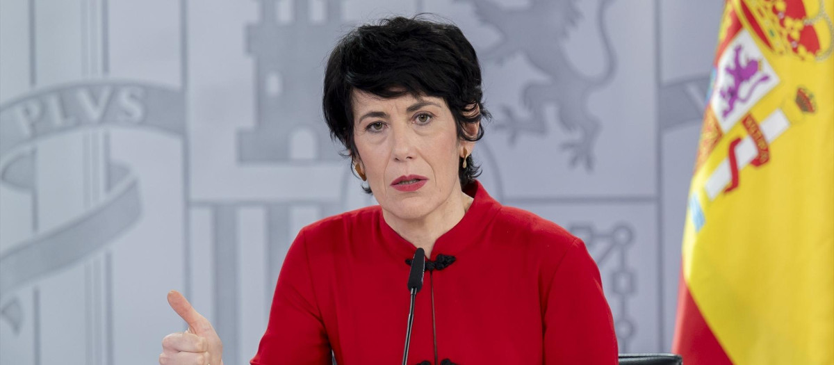 La ministra de Seguridad Social, Inclusión y Migraciones, Elma Saiz.