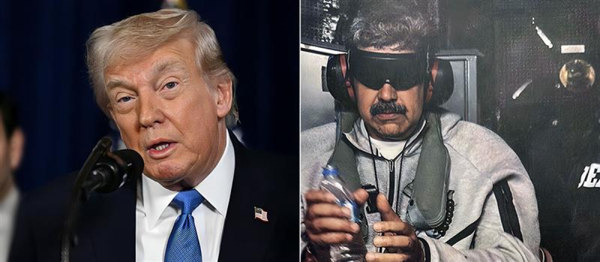 Montaje Maduro-Trump