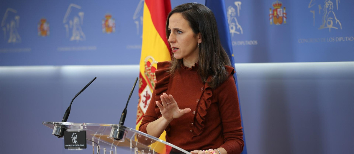 La líder de Podemos, Ione Belarra