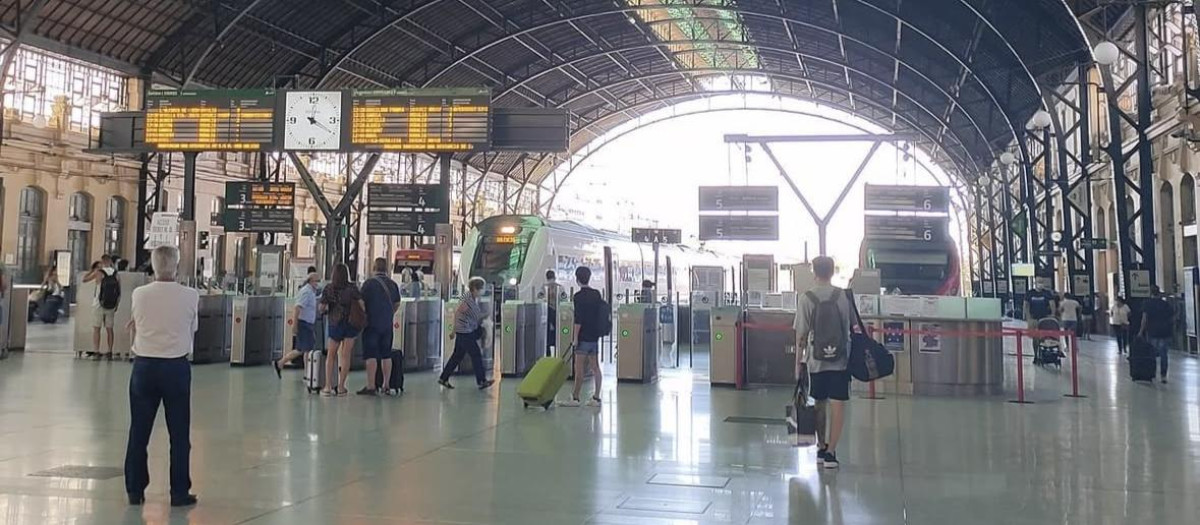 Imagen de archivo de la estación de Valencia Norte