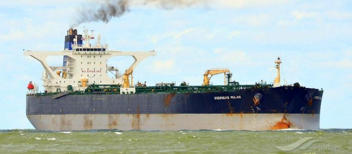 Buque petrolero sancionado por EE.UU.