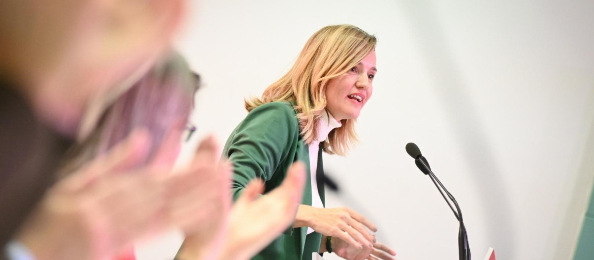 La candidata del PSOE en Aragón, Pilar Alegría

REMITIDA / HANDOUT por PSOE ARAGÓN
Fotografía remitida a medios de comunicación exclusivamente para ilustrar la noticia a la que hace referencia la imagen, y citando la procedencia de la imagen en la firma
23/12/2025