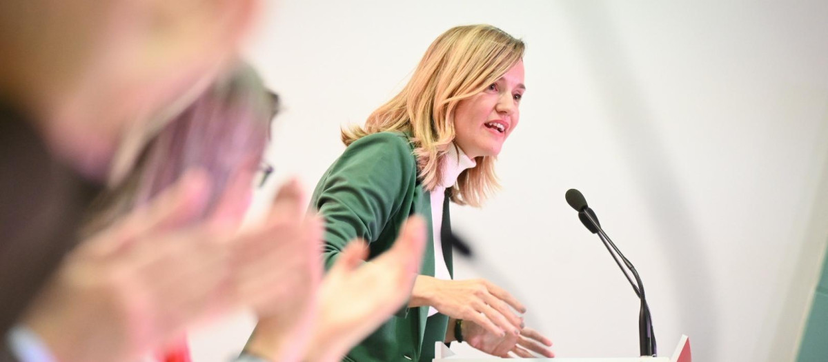 La candidata del PSOE en Aragón, Pilar Alegría

REMITIDA / HANDOUT por PSOE ARAGÓN
Fotografía remitida a medios de comunicación exclusivamente para ilustrar la noticia a la que hace referencia la imagen, y citando la procedencia de la imagen en la firma
23/12/2025