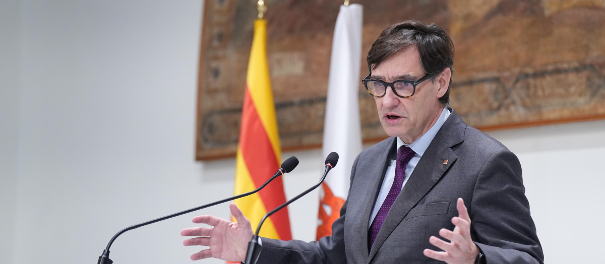 El presidente catalán, Salvador Illa