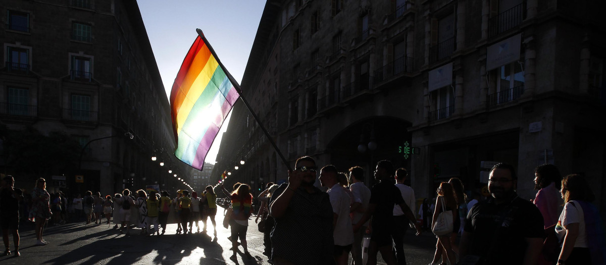 Imagen de una manifestación del Orgullo LGTBI