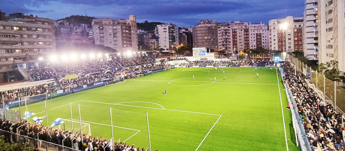 El Nou Sardenya lleno por el partido contra el Lleida