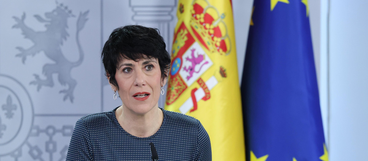 La ministra de Seguridad Social, Inclusión y Migraciones, y Portavoz del Gobierno, Elma Saiz