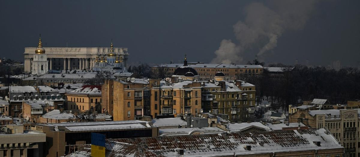Imagen de Kiev a primera hora de la mañana