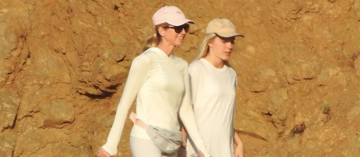 Miranda Rijnsburger con su hija en Marbella