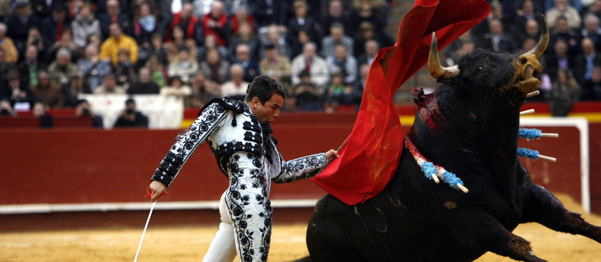 Imagen de archivo de José María Manzanares en la Feria Taurina de las Fallas