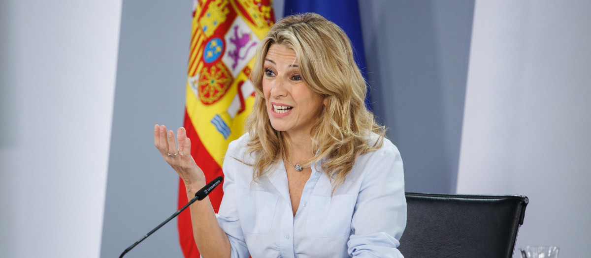 La vicepresidenta segunda y ministra de Trabajo y Economía Social, Yolanda Díaz