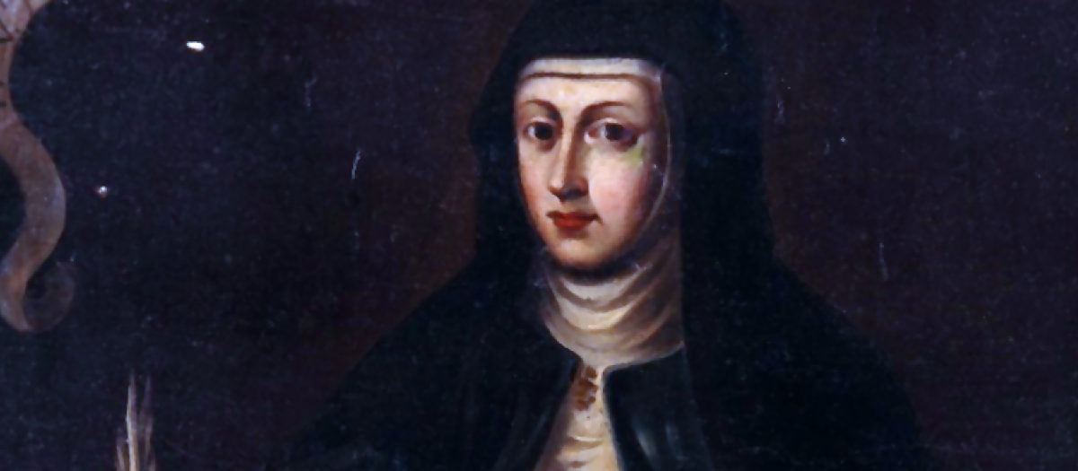 María de Jesús de Ágreda, en un retrato de autor desconocido