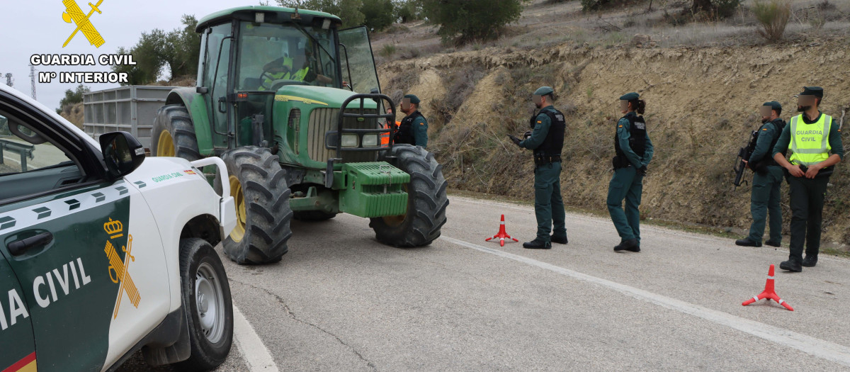 Control de la Guardia Civil de Córdoba