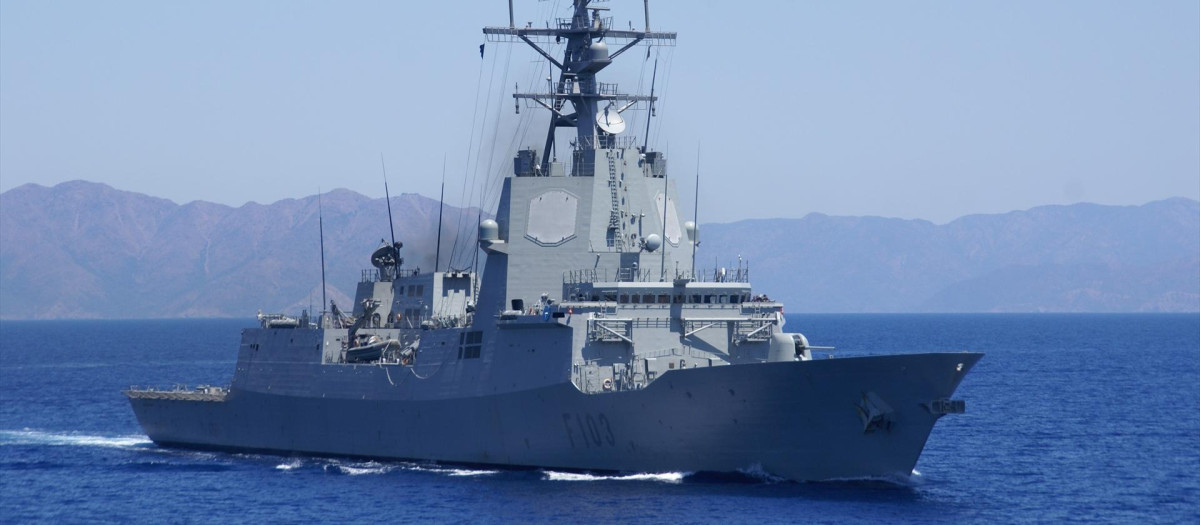 La fragata Blas de Lezo pone rumbo a EE.UU. para participar en un ejercicio con un grupo de combate de la Marina