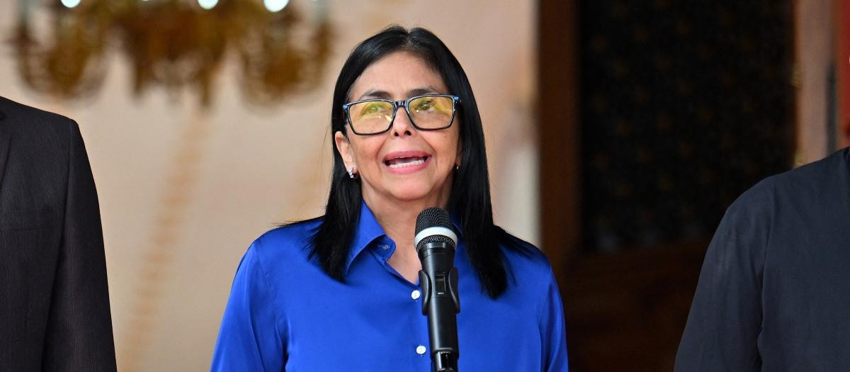 La presidenta interina de Venezuela, Delcy Rodríguez