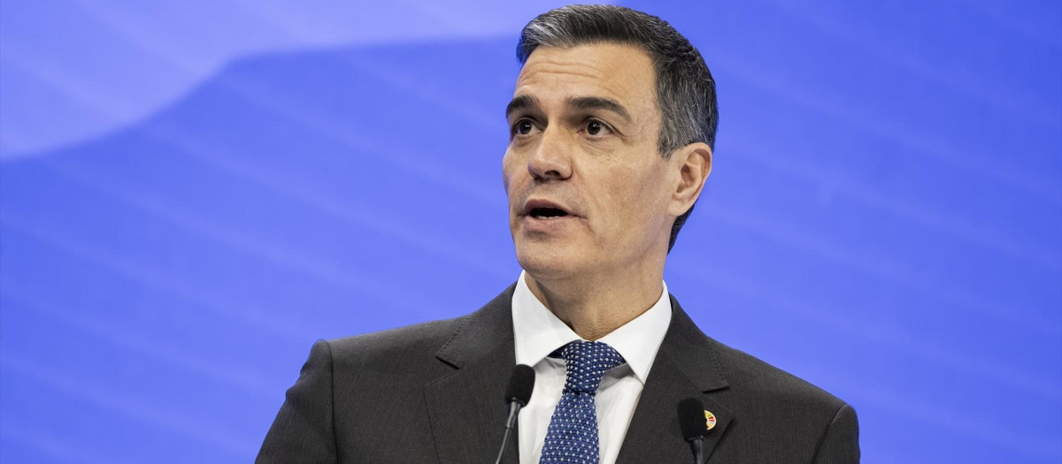 El presidente del Gobierno, Pedro Sánchez