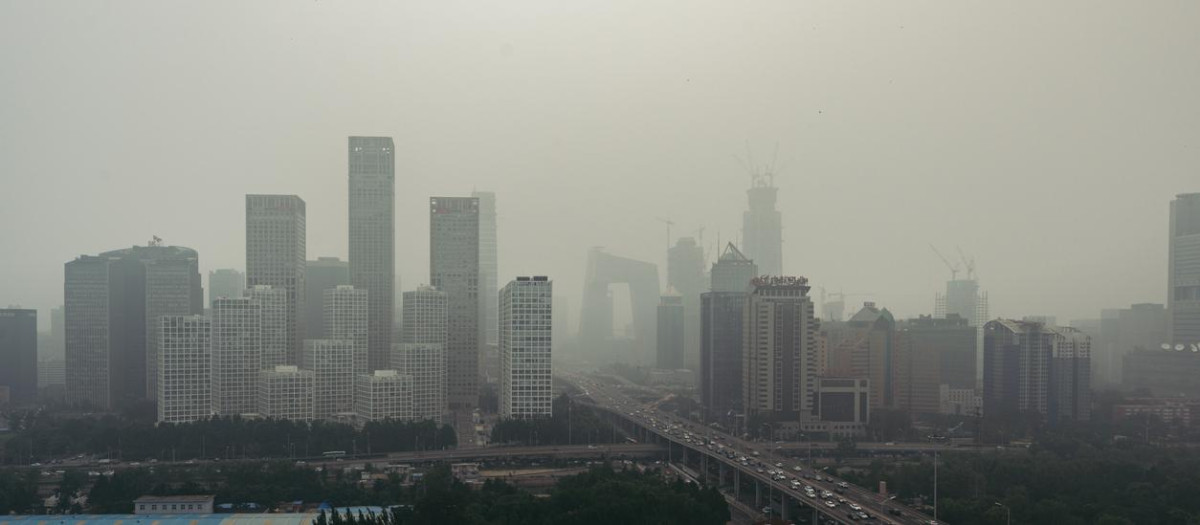 Contaminación en la ciudad de Pekín