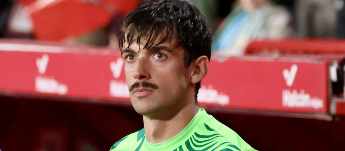 Íker Álvarez, durante un partido de esta temporada