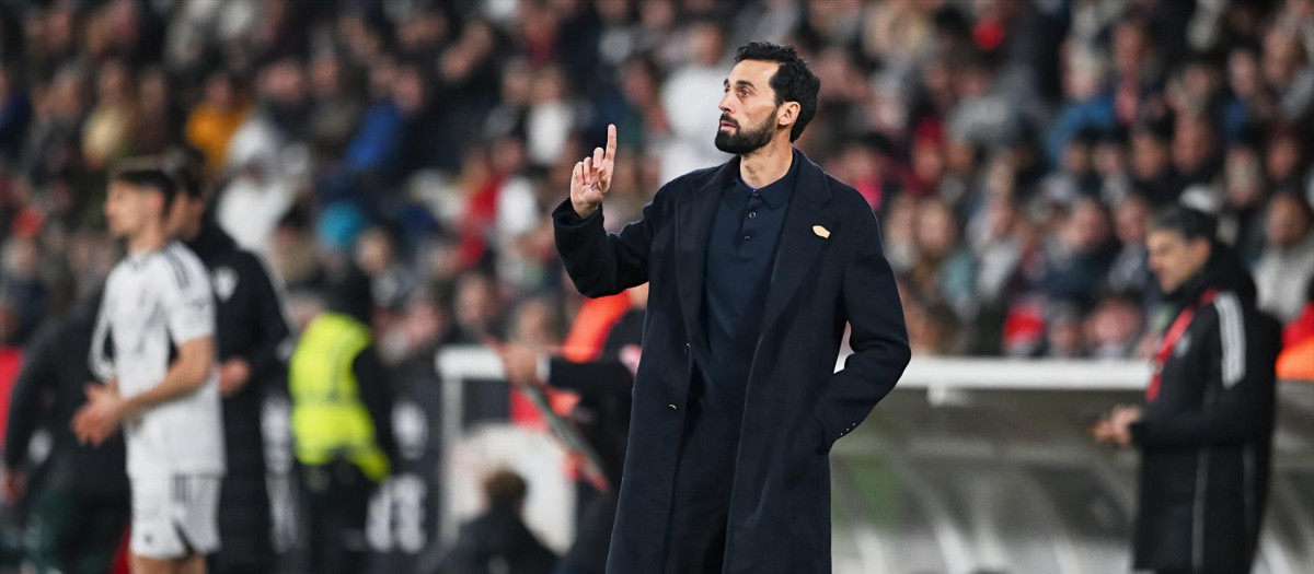 Álvaro Arbeloa, en su estreno como entrenador del Real Madrid