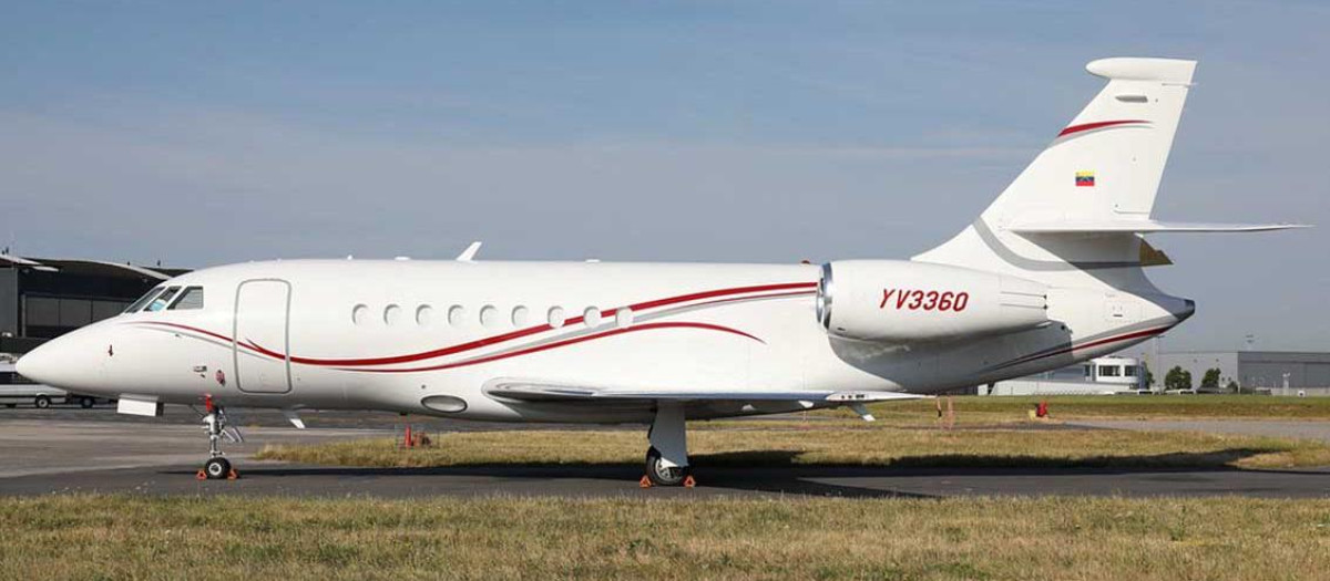 Uno de los aviones venezolanos que usaba de manera recurrente José Luis Rodríguez Zapatero