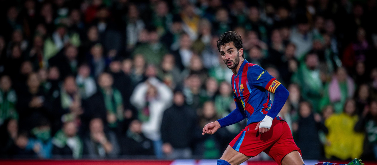 Ferran Torres celebra el gol en El Sardinero