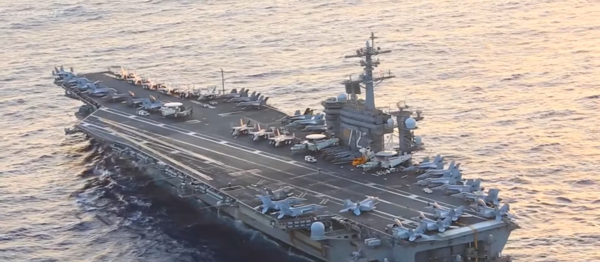 El portaaviones USS Abraham Lincoln