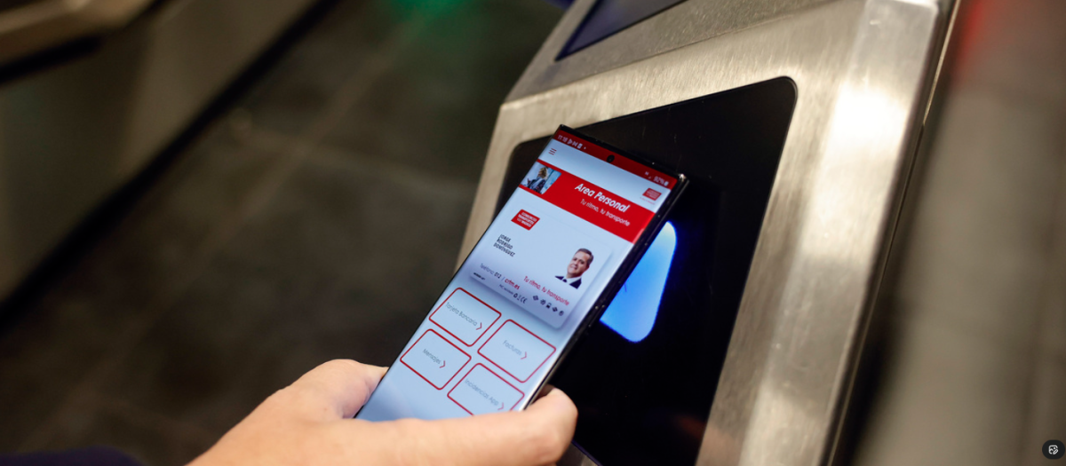 Abono transporte en el móvil