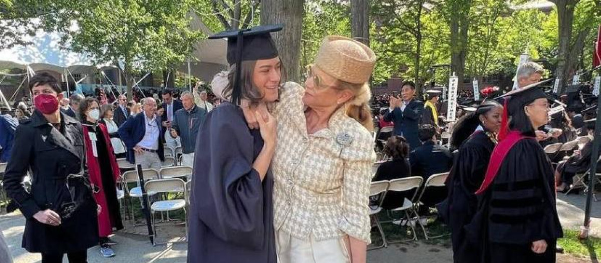 Paola Foster con su madre