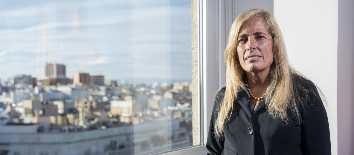 La consejera de Economía de la Comunidad de Madrid, Rocío Albert, durante una entrevista