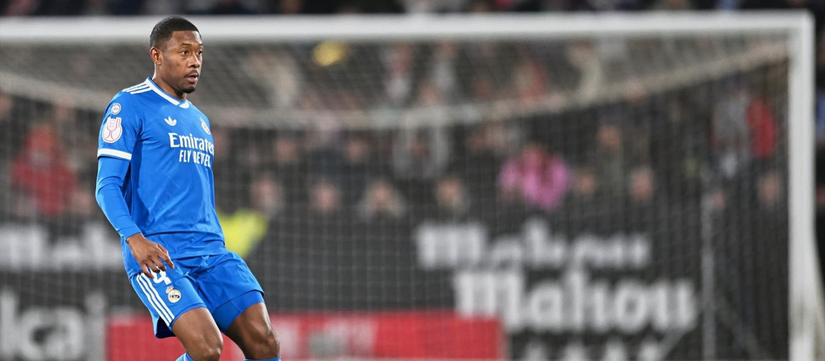 David Alaba, en el Albacete - Real Madrid de Copa del Rey