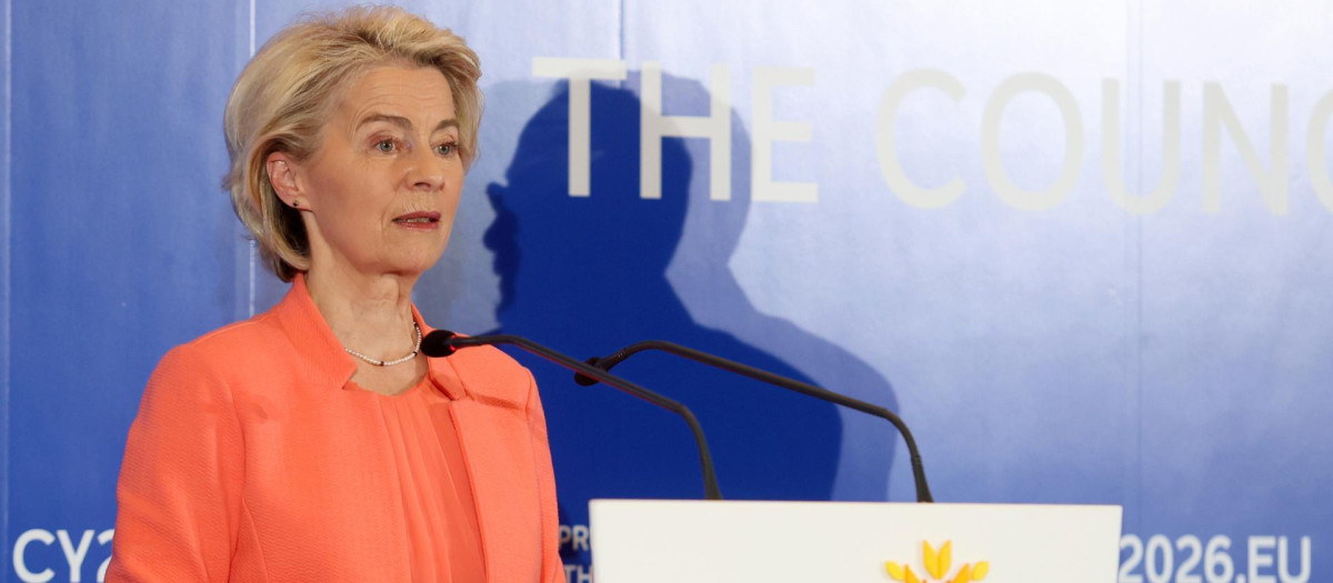Úrsula Von der Leyen, este jueves en Chipre