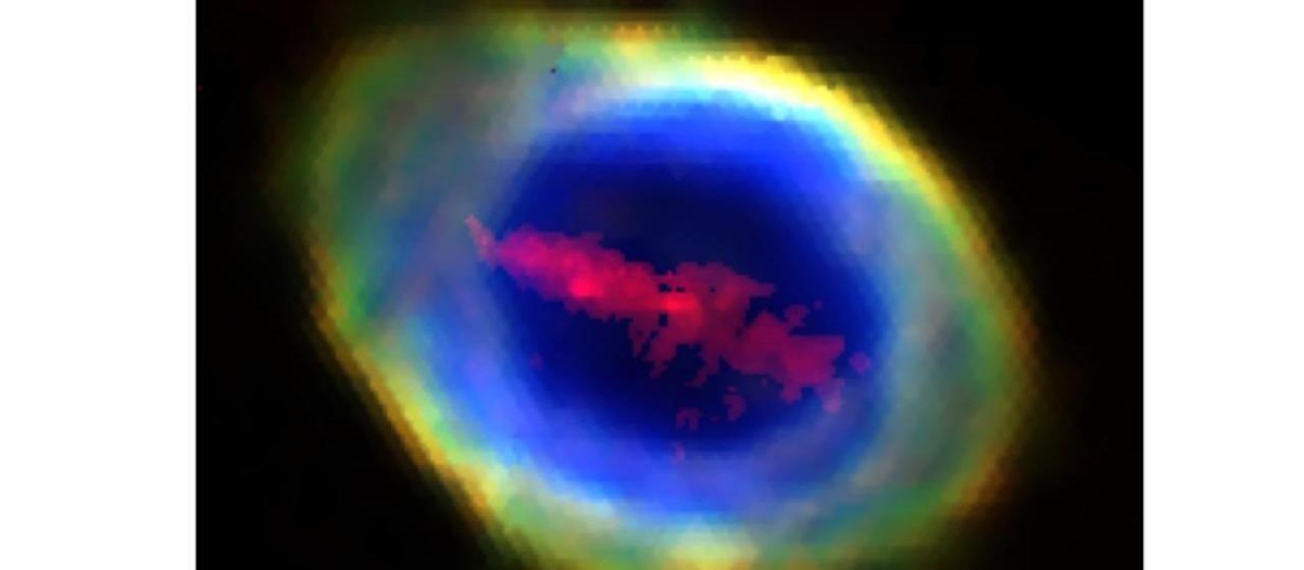El Telescopio William Herschel en La Palma halla una misteriosa nube de hierro en la Nebulosa del Anillo