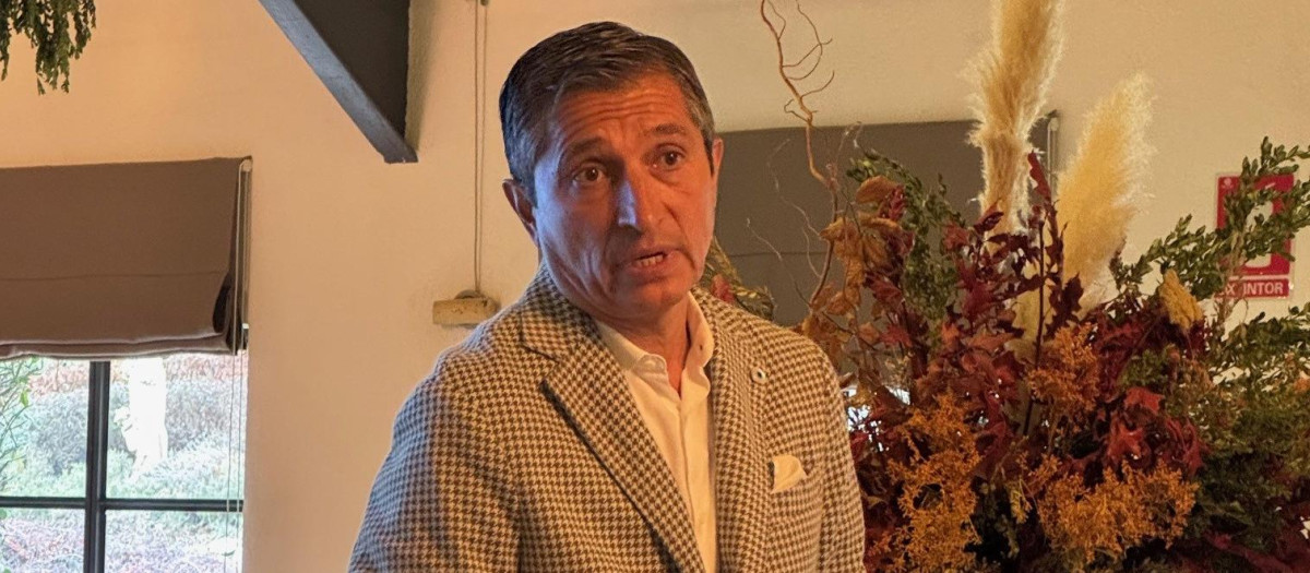 Alejandro Noriega durante la presentación de resultados