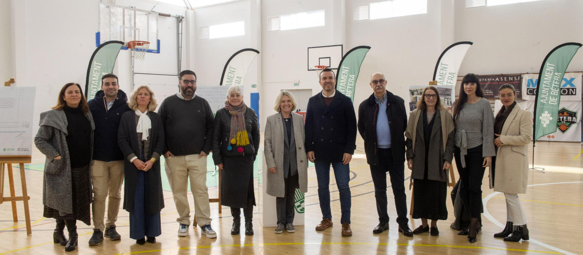 Imagen tomada este viernes de Vicent Mompó en el trinquet de Bétera