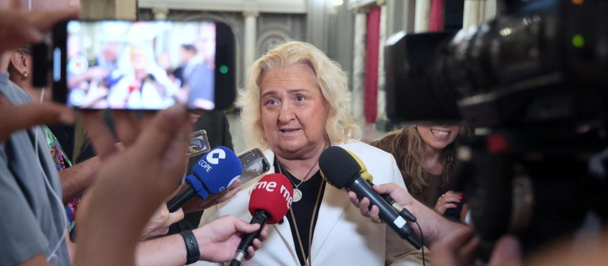 Imagen de archivo de la primera teniente de alcalde del Ayuntamiento de Valencia y concejala de Hacienda, María José Ferrer San Segundo.

REMITIDA / HANDOUT por AYUNTAMIENTO DE VALÈNCIA
Fotografía remitida a medios de comunicación exclusivamente para ilustrar la noticia a la que hace referencia la imagen, y citando la procedencia de la imagen en la firma
02/10/2025