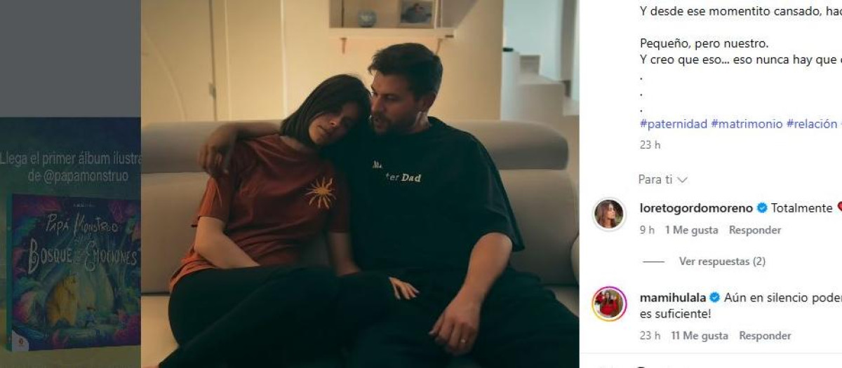 Un momento del video viral de @papamonstruo